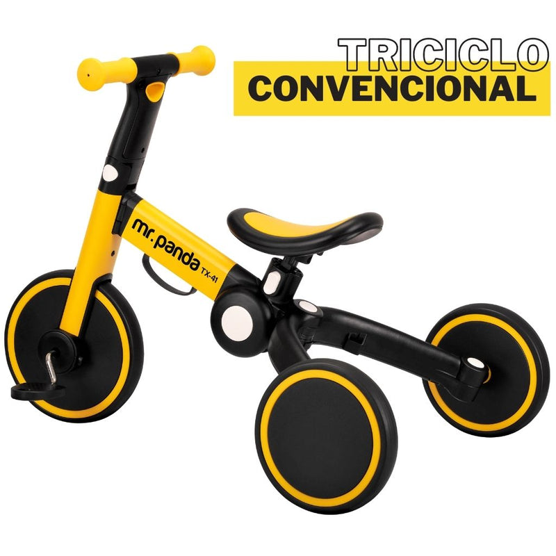 Triciclo Infantil Multifuncional Dobrável Mr. Panda TX-41 - Mr. Panda